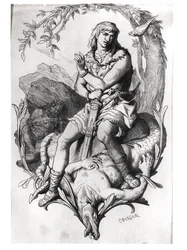 Siegfried og dragen med den magiske fugl